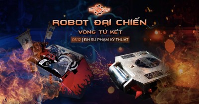 lộ diện các đội có mặt trong tứ kết Robofight 2018