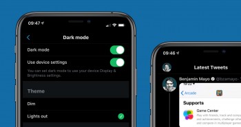 dark mode trên điện thoại