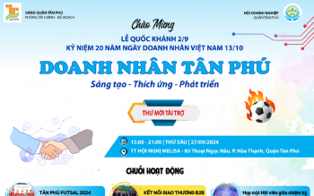 Siêu Nhật Thanh Đồng Hành Chuỗi Sự Kiện Doanh Nhân Tân Phú 2024