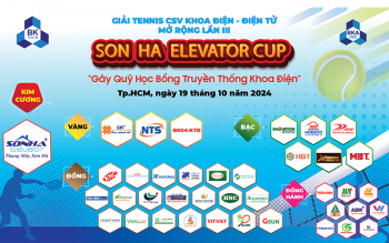Giải Tennis CSV Bách Khoa - Khoa Điện Điện Tử Cúp SON HA ELEVATOR
