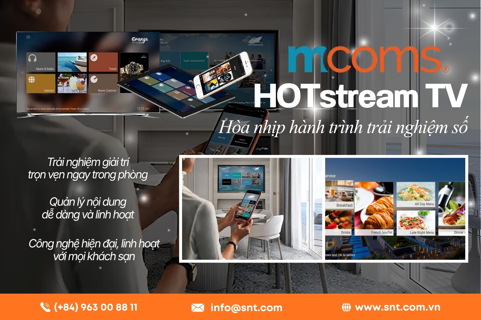 MCOMS HOTstream TV: Hòa Nhịp Hành Trình Trải Nghiệm Khách Sạn Số