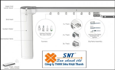 Động cơ kéo rèm vải trong nhà