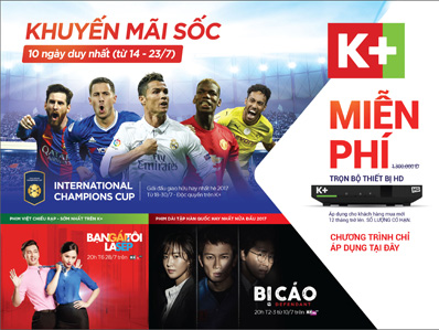 K+ Khuyến mãi - liên hệ Siêu Nhật Thanh