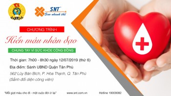 Chương trình hiến máu nhân đạo tháng 7