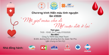 hiến máu tình nguyện lần I/2020