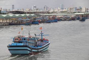 Lãnh đạo Đà Nẵng yêu cầu không để dân ở lại trên lán trại, tàu cá - Ảnh: TRƯỜNG TRUNG