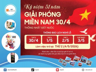 Lịch nghỉ lễ 30-4 và 1-5