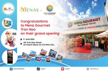 Chính Thức Khai Trương Mena Gourmet Trần Não – Điểm Đến Mua Sắm Cao Cấp