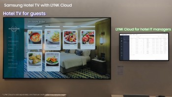 Samsung TVs and Displays Samsung Hotel TV LYNK Cloud Google Cast and AirPlay In Room Experiences main1F