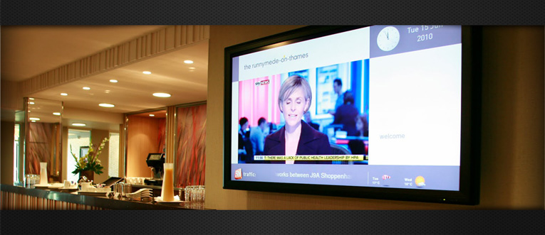 Digital signage in the office