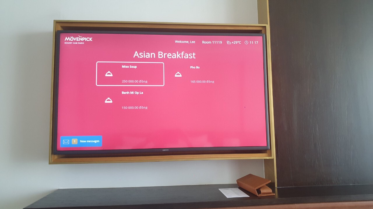 Dich vu order mon an SNT IPTV system