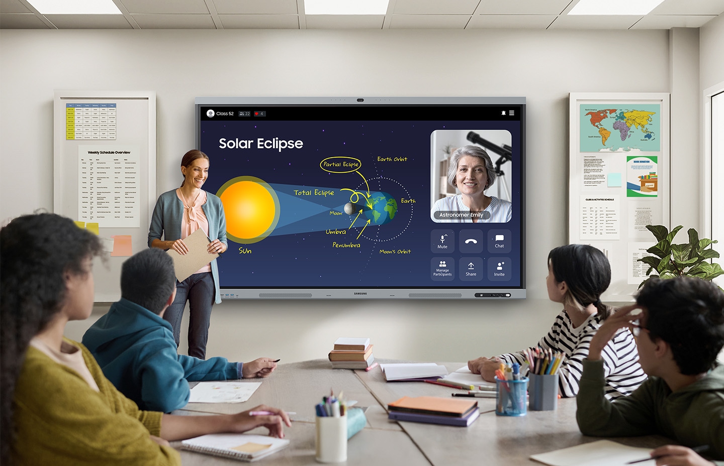 Giải pháp màn hình tương tác Samsung all-in-one cho hội họp & dạy học