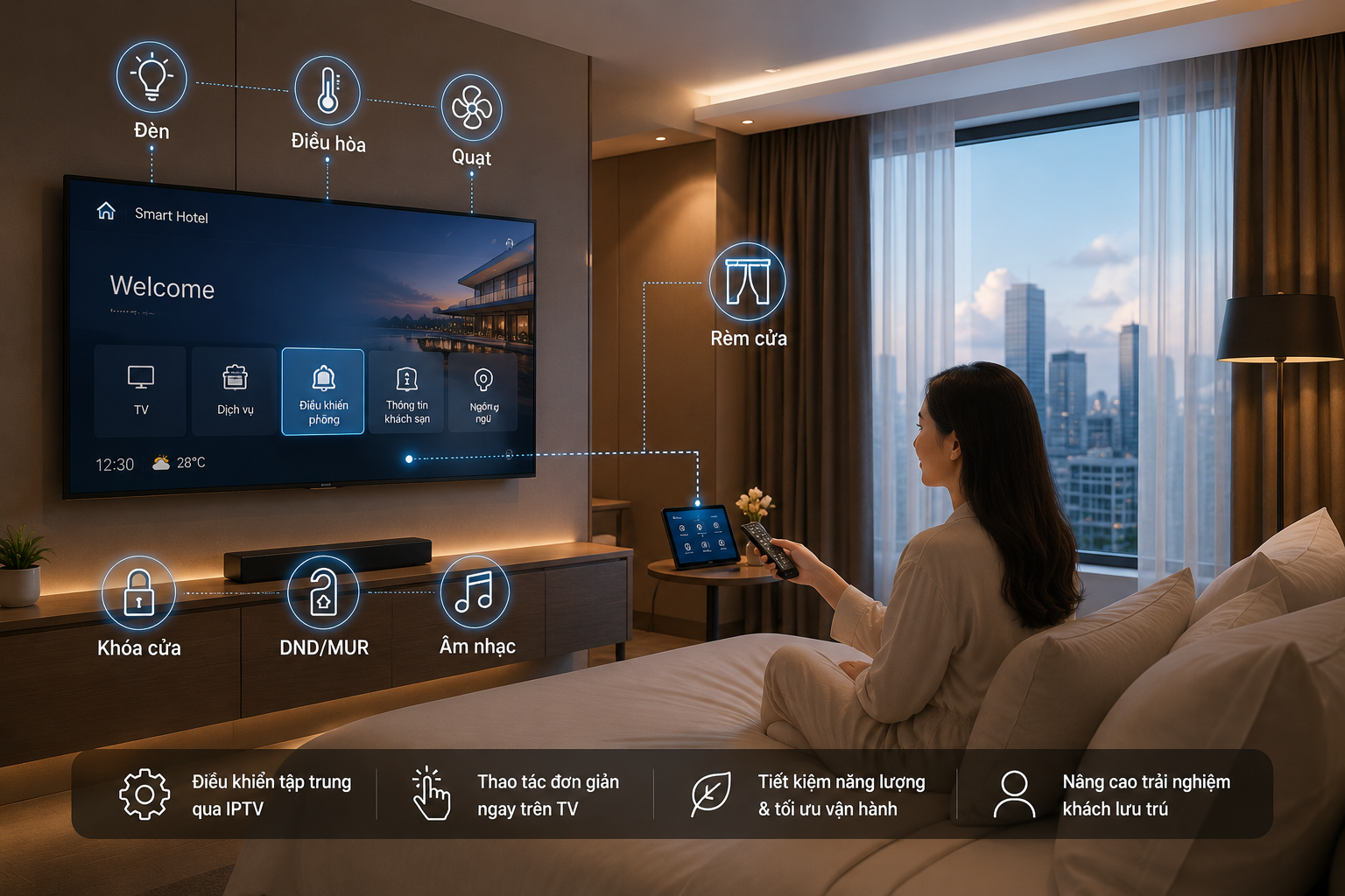 IPTV đang thay đổi trải nghiệm TV trong khách sạn như thế nào?