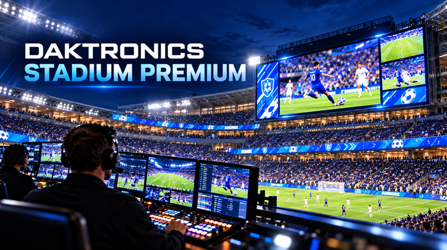 DAKTRONICS STADIUM PREMIUM – Giải pháp LED cao cấp cho sân vận động
