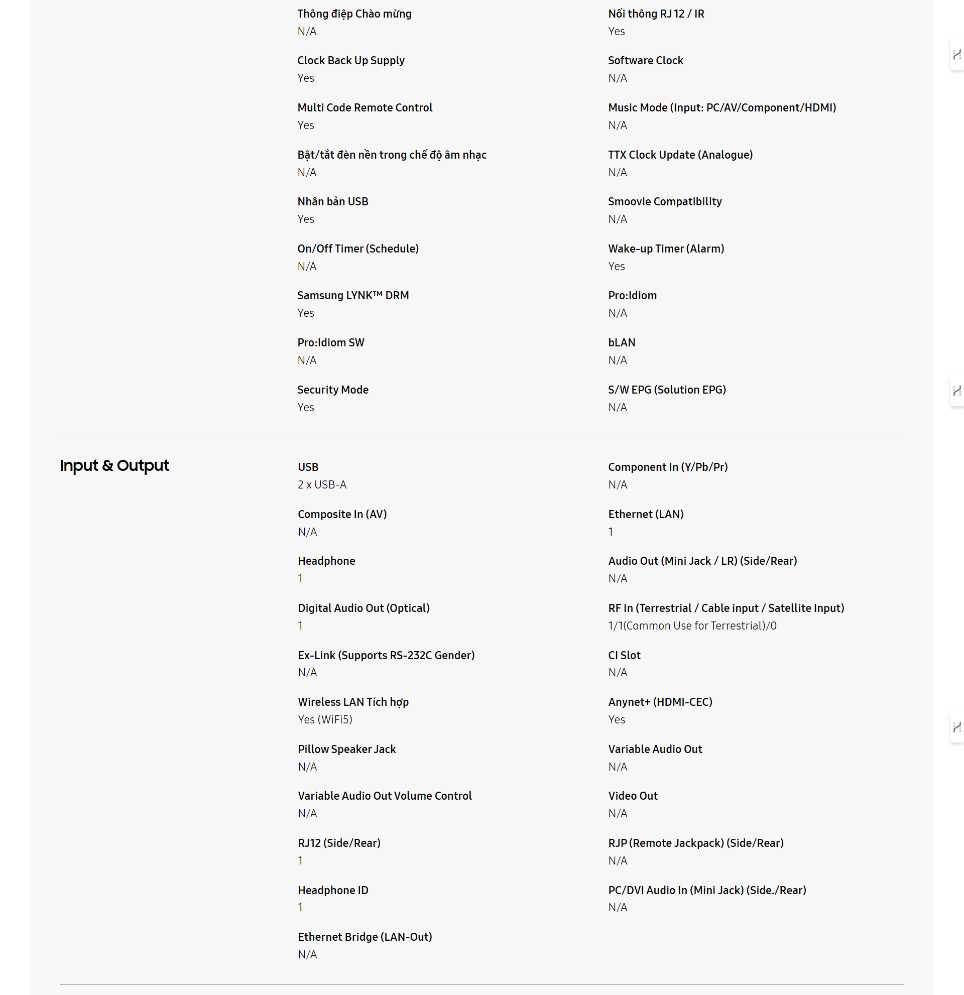 screencapture samsung vn business commercial tvs hotel tv hospitality display hcu7000 hg43cu700awxxv 2024 06 21 1014 39 36