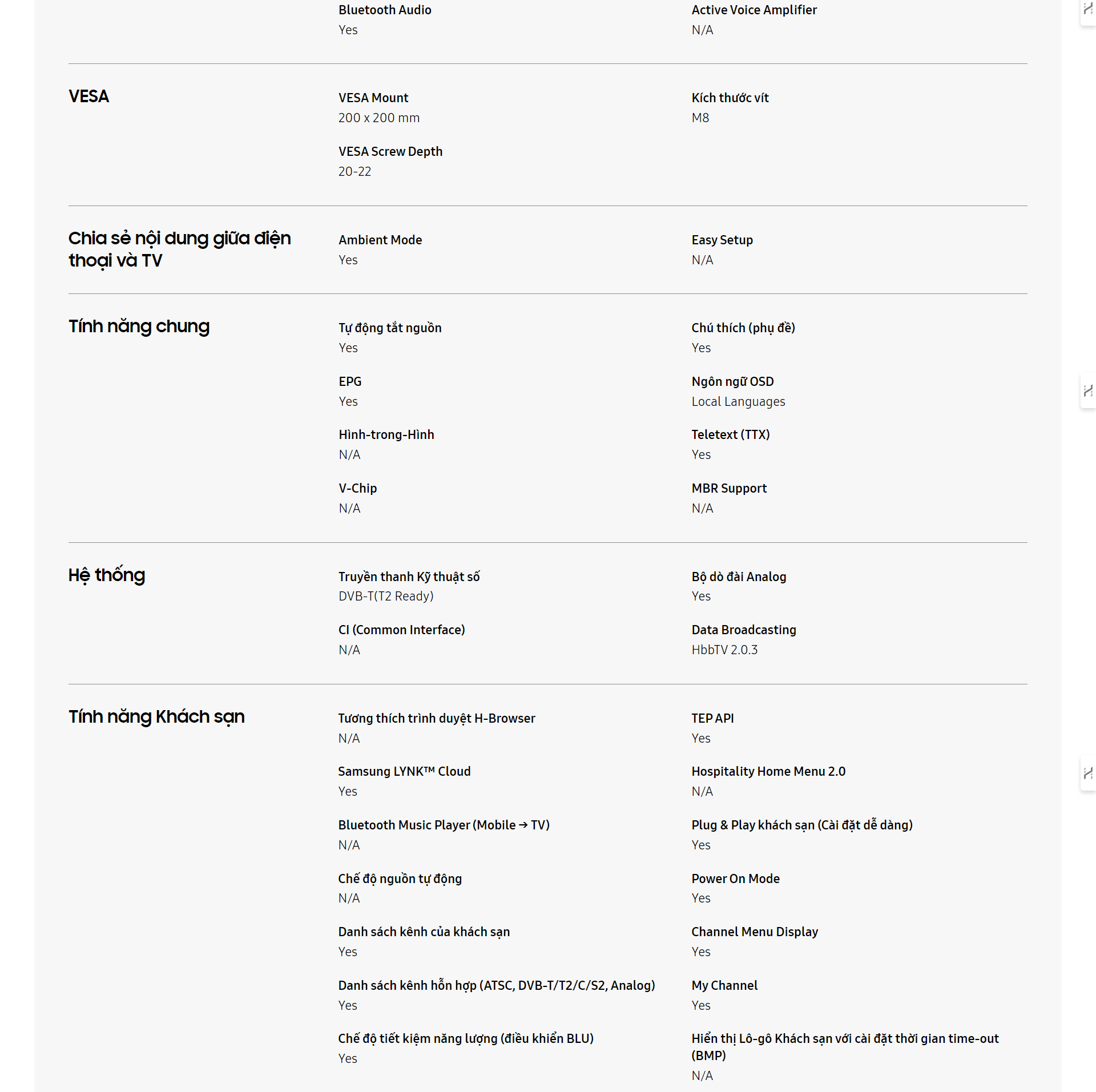 screencapture samsung vn business commercial tvs hotel tv hospitality display hcu7000 hg43cu700awxxv 2024 06 2112 10 39 36