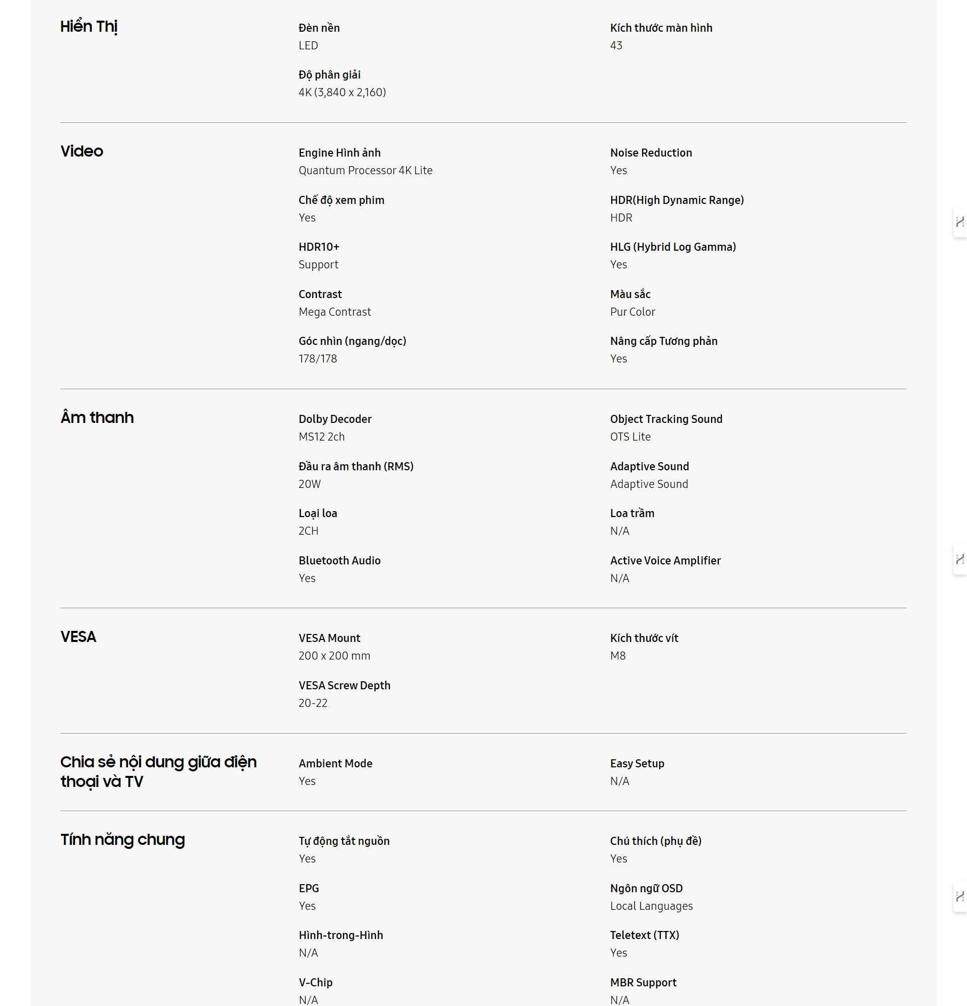 screencapture samsung vn business commercial tvs hotel tv hospitality display hcu7000 hg43cu700awxxv44 2024 06 21 10 39 36