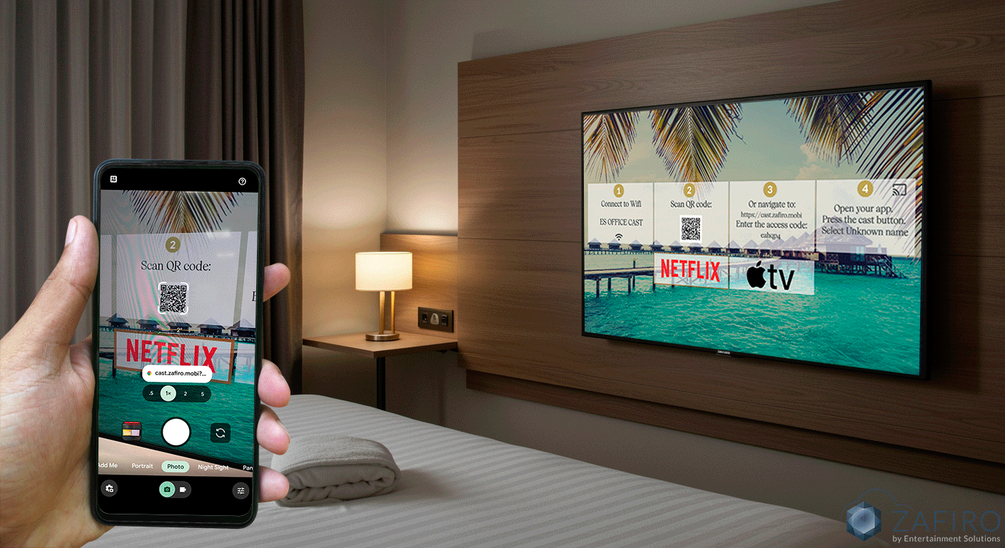ZAFIRO IPTV & Cast tương thích với những dòng TV khách sạn nào?