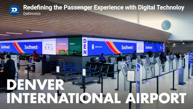 Dấu ấn Daktronics tại Denver International Airport