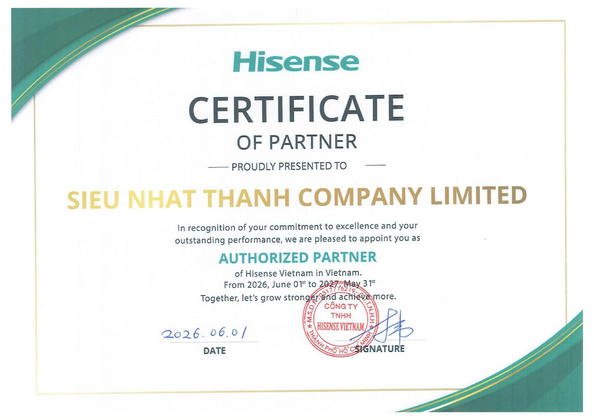 chung nhan